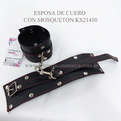 SADO ESPOSA DE CUERO CON MOSQUETON KS21450