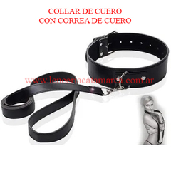 SADO COLLAR DE CUERO CON CORREA DE CUERO KS 21650