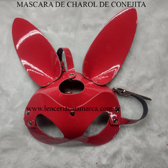 SADO ANTIFAZ CONEJITA DE CHAROL ROJO KS 35500R
