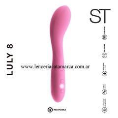 ST ESTIMULADOR DE PUNTO G CON VIBRADOR ROSA REGARGABLE 10 VELOCIDADES LA-201865-1