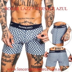 NARCISO BOXER DE MICROFIBRA LAZZY VERSACE AZUL