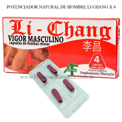 SEXP POTENCIADOR NATURAL DE HOMBRE LI CHANG X 4