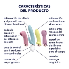 SATISFYER KIT DE 4 JUGUETES RECARGABLE MARVELOUS FOUR 1734 - comprar online