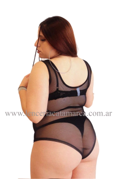 PLUSS BODY MEDUSA DE TUL PLUS NEGRO SIZE REVISAR TABLA DE TALLE - comprar online