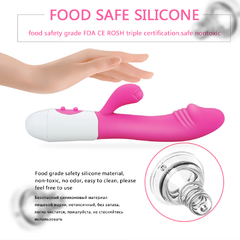 ST DOBLE ESTIMULADOR VIBRADOR KATY 1 10 VELOCIDADES MF-8701 PURPLE - tienda online
