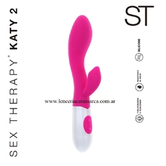 ST DOBLE ESTIMULADOR VIBRADOR KATY 2 MF-8702