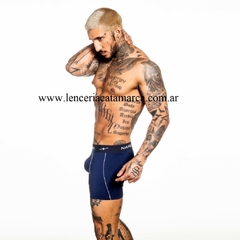 NARCISO BOXER MINI S DRY FIT MICROFIBRA AZUL MARINO - CATAMARCASEX LENCERIA Y SEX SHOP