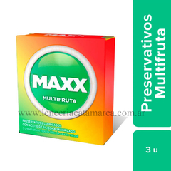 MAXX PRESERVATIVO SABORIZADO MULTIFRUTAL X 3 304