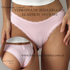 VICTORIA COSSY VEDETINA DE SEDA FRIA SIN ELASTICO ROSADO 19/1 NAVI