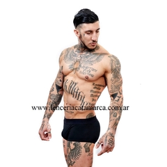 NARCISO MINI BOXER NIKO DE ALGODON NEGRO - CATAMARCASEX LENCERIA Y SEX SHOP