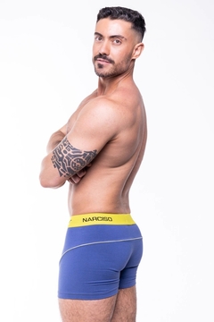 NARCISO BOXER NUBIA ALGODON AZUL AMARILLO en internet