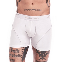 NARCISO BOXER NUBIA ALGODÓN BLANCO