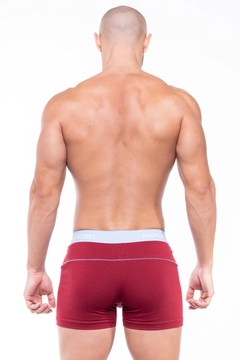 NARCISO BOXER NUBIA ALGODON BORDO - CATAMARCASEX LENCERIA Y SEX SHOP