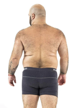 NARCISO BOXER NUBIA ALGODON GRIS TOPO - comprar online