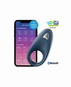 SATISFYER ANILLO PENEANO CON VIBRADOR RECARGABLE SE CONTROLA CON APP POWERFUL ONE J2008-20 - CATAMARCASEX LENCERIA Y SEX SHOP