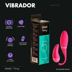 PRIME KIT HUEVO VIBRADOR Y ESTIMULADOR DE CLITORIS DE SILICONA A CONTROL REMOTO 5 VELOCIDADES PR-JURE - comprar online