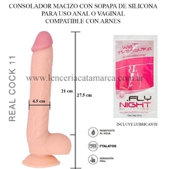 ST CONSOLADOR DE SILICONA CON SOPAPA DE REAL COCK 11 QY-M039 - comprar online