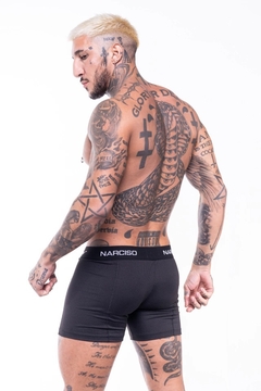 NARCISO BOXER RAKIA SOFT ALGODON NEGRO - CATAMARCASEX LENCERIA Y SEX SHOP