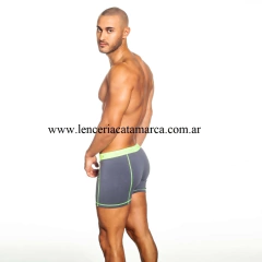 NARCISO BOXER RAKIA ALGODON GRIS TOPO - comprar online