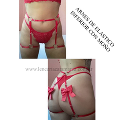 ARNES INFERIOR CON MOÑO REGULABLE ROJO 001 TU