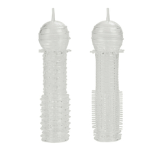 CALEXOTICS KIT DE FUNDAS PENEANAS CON TEXTURA DE SILICONA X 2 UNIDADES SE-1601-00-2 - comprar online