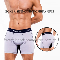 NARCISO BOXER SEGNO MICROFIBRA GRIS
