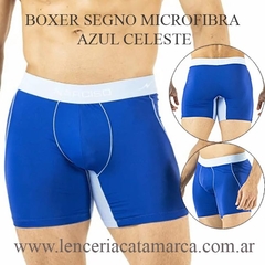 NARCISO BOXER SEGNO MICROFIBRA AZUL CELESTE