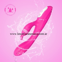 S-HANDE DOBLE ESTIMULADOR VIBRADOR CON CALOR DE SILICONA SHD-S103 - comprar online