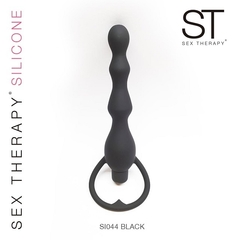 ST INEXPULSABLE ANAL CON VIBRADOR SI044 BLACK - comprar online