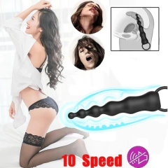 ST INEXPULSABLE ANAL CON VIBRADOR RECARGABLE 10 MODO DE VIBRACION BLACK INEXPULSABLE 2 ST-ANB-0031