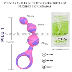 ST INEXPULSABLE ANAL SILICONA FLEXIBLE ROSADO FUCSIA PILU1 ST-ANB-0027