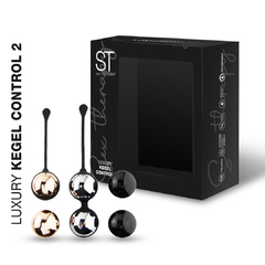 ST KIT DE 5 BOLAS VAGINALES 4 DE DIFERENTE PESO Y UNA CON VIBRADORAS CON CONTROL REMOTO RECARGABLE KEGEL 2 ST-KG-0031 - comprar online