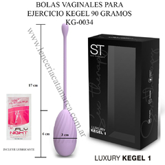 ST BOLA VAGINALE LUXURY KEGEL 1 90 GR ST-KG 0034 LILA