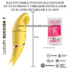 ST 2 EN 1 ESTIMULADOR SUCCIONADOR Y VIBRADOR REGARGABLE ST-SU-0028