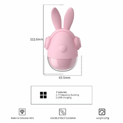 ST ESTIMULADOR CON SUCCIONADOR DE CLITORIS 7 MODES DE SUCCION RECARGABLE ANA 16 ST-SU- 0082 en internet