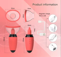 ST 2 EN 1 ESTIMULADOR CON 10 MODOS DE VIBRACION Y SUCCIONADOR CON 6 MODOS REGARGABLE LUXURY MINI FANTASY ST-SU-0105 - comprar online