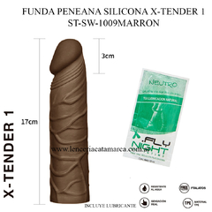 ST FUNDA PENEANA SILICONA X-TENDER 1 ST-SW-1009MARRON