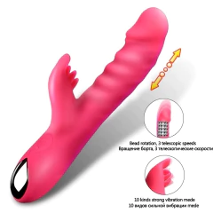 ST DOBLE ESTIMULADOR DE CLITORIS Y PUNTO G CON 10 MODOS DE VIBARCION Y 3 DE ROTACION Y MOVIMIENTO LETY ST-TOY-009 en internet