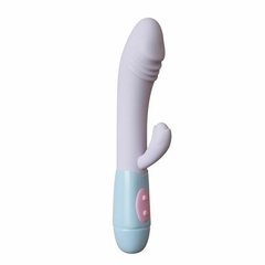 ST DOBLE ESTIMULADOR DE PUNTO G Y CLITORIS CON VIBRADOR 2 MOTORES 10 VELOCIDADES REGARGABLE LOLA ST-VB-0021 - comprar online