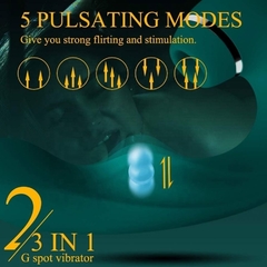 Imagen de ST SUCCIONADOR ESTIMULADOR U CON VIBRADOR RECARGABLE LUXURY SUCCION 3 ST-VB-0238