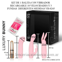 ST KIT DE 3 ESTIMULADOR PARA ADAPTAR A UNA BALITA DE 10 VELOCIDADES RECARGABLE ST-VB-0245