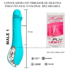 ST CONSOLADOR ANAL O VAGINAL VIBRADOR RECARGABLE MALE 1 ST-VB-0294