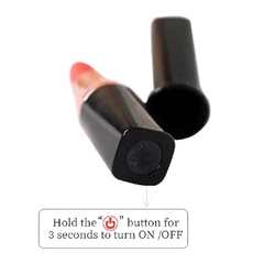 Imagen de ST LAPIZ LABIAL ESTIMULADORA CON VIBRADOR CON PUNTA CAMBIABLE 10 VELOCIDAD RECARGABLE LIPSTICK ST-VB-0348