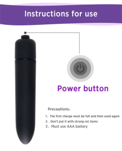 ST ESTIMULADOR CON VIBRADOR SILVER BULLET ST3497 PURPLE en internet