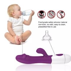 CAIMAN CONSOLADOR DOBLE ESTIMULADOR DE CLITORIS Y PUNTO G CON VIBRADOR 30 VELOCIDADES 2 MOTORES SV008-57 - tienda online