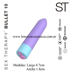 ST ESTIMULADOR CON VIBRADOR SILVER BULLET RECARGABLE SWD085 LILA