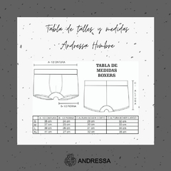 ANDRESSA BOXER DE ALGODON SUPIMA 100 % CON ELASTICO UOMO HABANO BA 173HA - comprar online