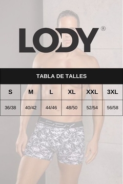 LODY BOXER ALGODON Y LYCRA ELASTICO PERSONALIZADO NAUTICO 742NA - comprar online