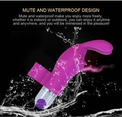 ST ESTIMULADOR PARA TEXTURADO CON VIBRADOR REGARGABLE 10 VELOCIDADES FINGER 5 VB052C