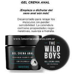 SEXITIVE GEL CREMA ANAL THE WILD BOYS CON CALENDULA 200 G WB01
